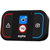Saphe Drive Mini Blitzerwarner für das Auto mit Farbdisplay – Zeigt Blitzer, Gefahren – Daten...