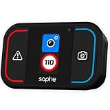 Saphe Drive Mini Blitzerwarner für das Auto mit Farbdisplay – Zeigt Blitzer, Gefahren – Daten...