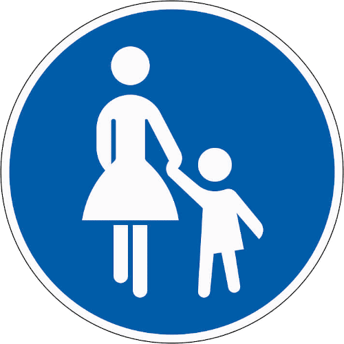 STVO VERKEHRSSCHILD 136-10 Achtung Kinder Warnschild Verkehrszeichen Schild 125459480441