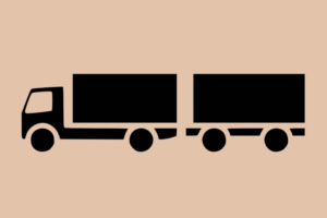 Anhänger für LKW werden häufig per Maulkupplung gekoppelt.