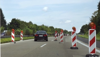 Eine Bedarfsumleitung wird meist auf einer Autobahn eingerichtet.