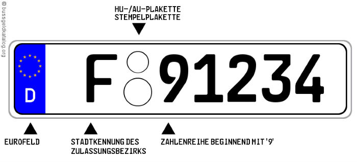 Diplomatenkennzeichen: Im Betriebskonsulat kommen Sie ebenfalls in den Genuss eines speziellen Schildes.