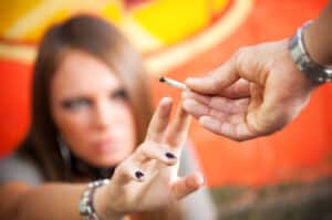 Ein Drogentest zeigt, ob Cannabis konsumiert worden ist.