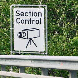 Section Control ist eine Methode der Geschwindigkeitsüberwachung.