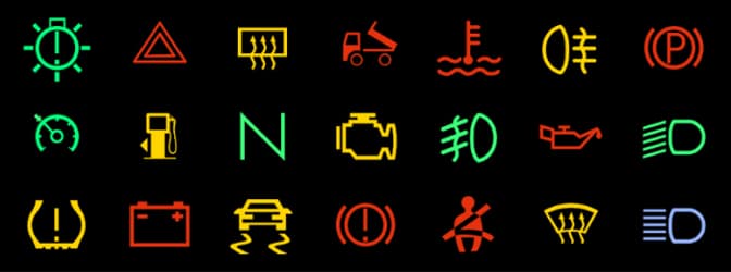 Warnleuchten im Auto: Was bedeuten die Symbole?