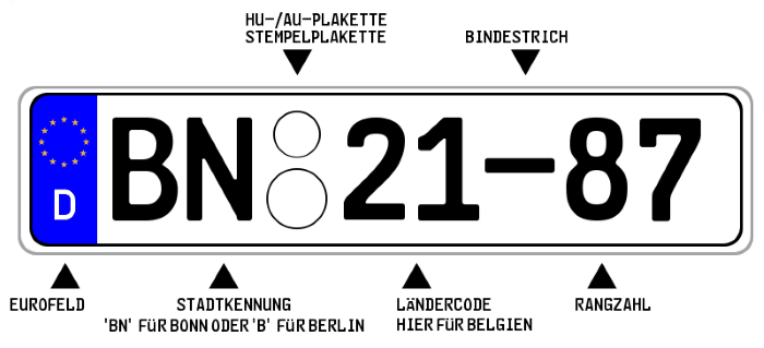 Technische Mitarbeiter haben ebenfalls Anspruch auf ein Diplomatenkennzeichen.