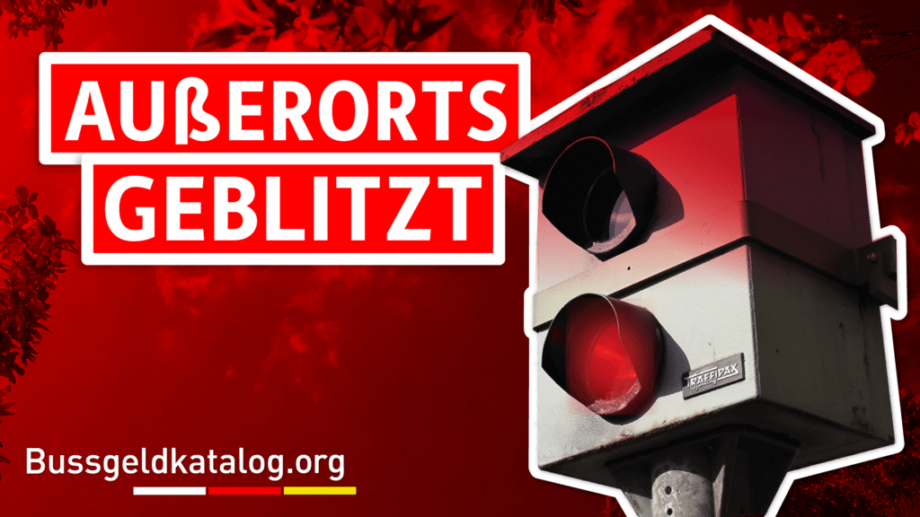 Außerorts geblitzt worden? Unser Video klärt über die Konsequenzen auf.