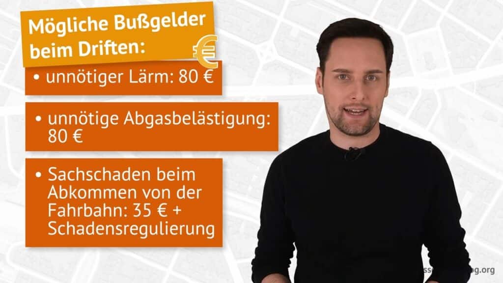 Wann drohen beim Driften im Straßenverkehr Bußgelder? Dieses Video verrät es!