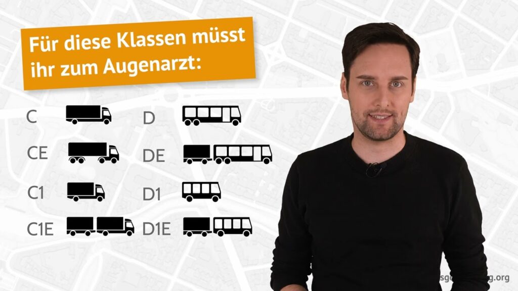Unser Video klärt Sie über die wichtigsten Fragen zum Sehtest beim Führerschein auf.