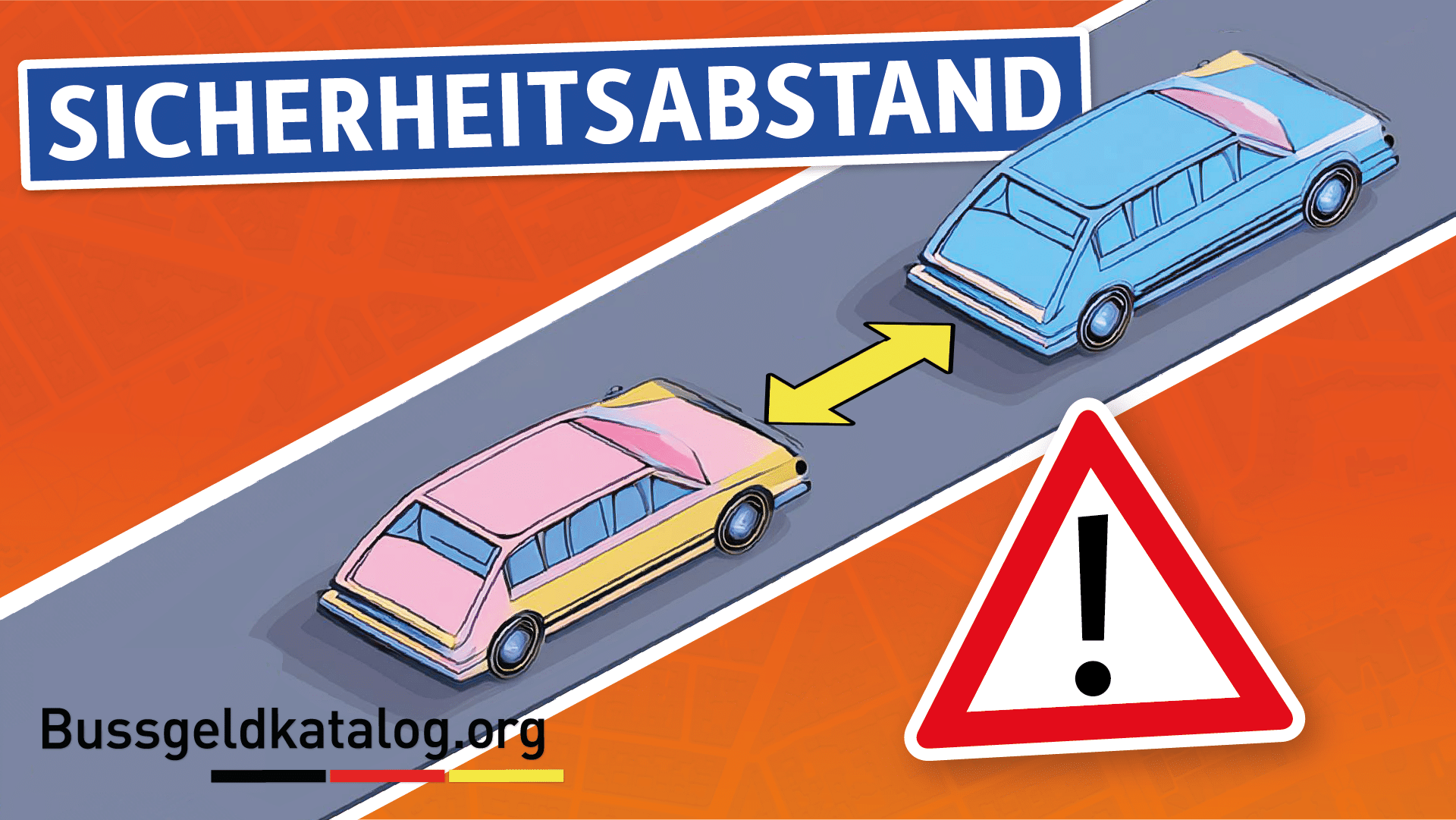 Sicherheitsabstand außerorts unterschritten Droht ein Bußgeld?