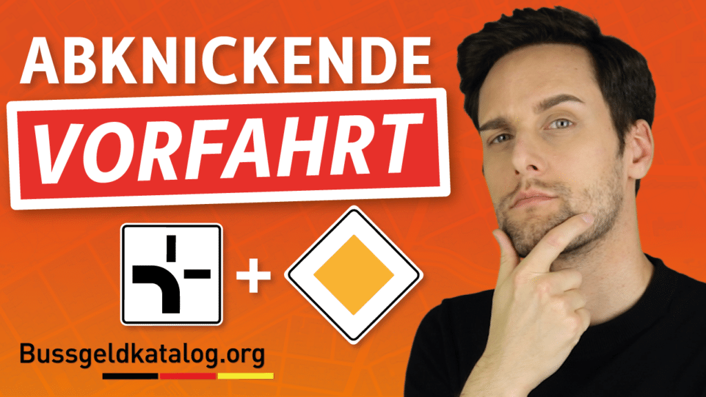 In diesem Video erfahren Sie alles Wissenswerte zum Thema „abknickende Vorfahrt“.