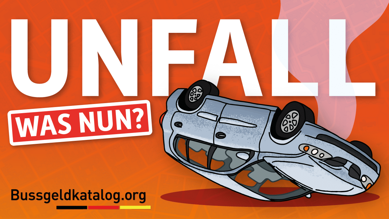 Einen Unfall verursacht Neuer Bußgeldkatalog 2025