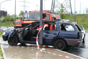 Beim Unfall betrunken - die Strafe kann auch eine Freiheitsstrafe sein.