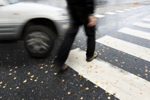 Bei einem Unfall am Zebrastreifen werden Fußgänger meist schwer verletzt.