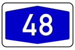 VZ 405: Nummerierung bei Autobahnen