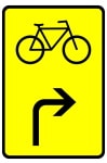 Zeichen 442: Umleitung für Radfahrer